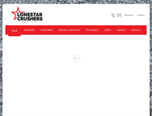 Tablet Screenshot of lonestarcrushers.com